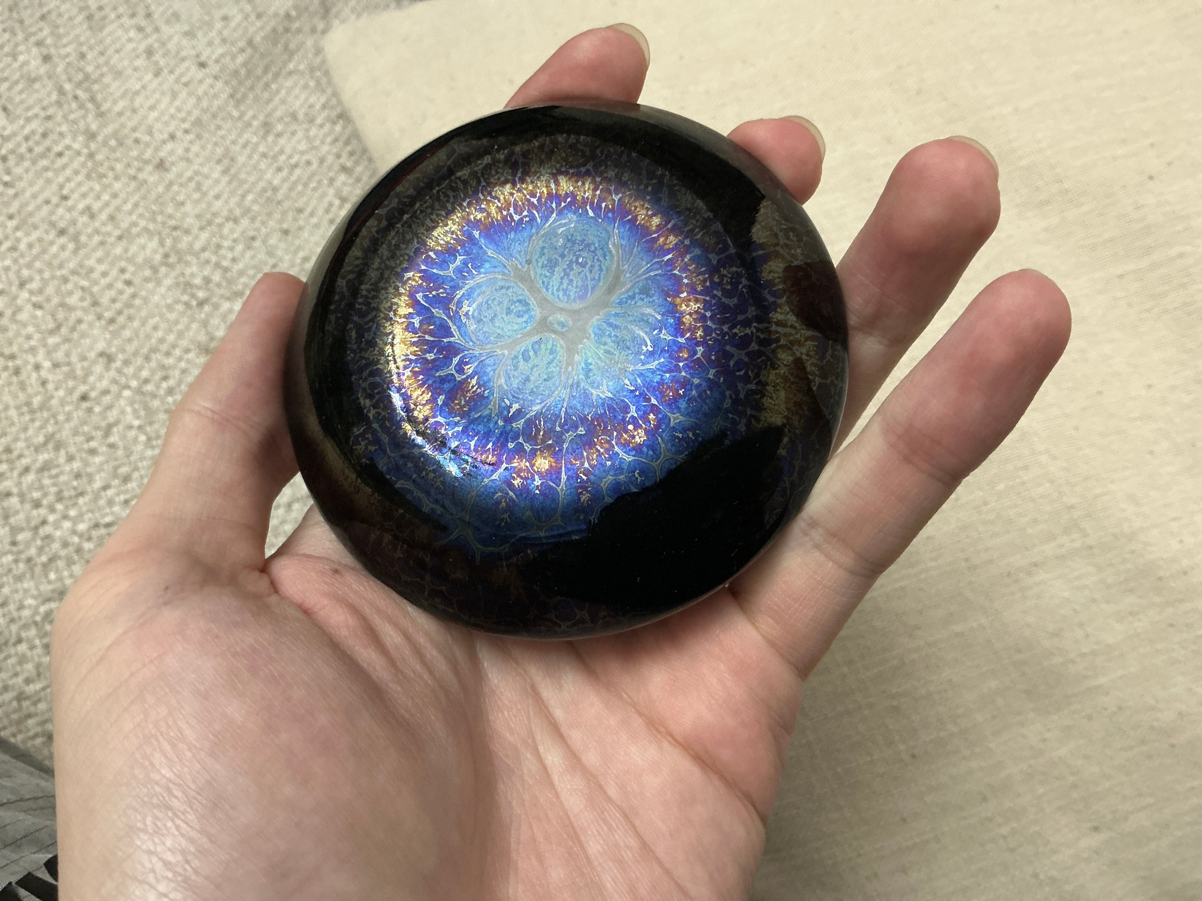 (M Lee) Mushroom (Colorful Oil-droplet)