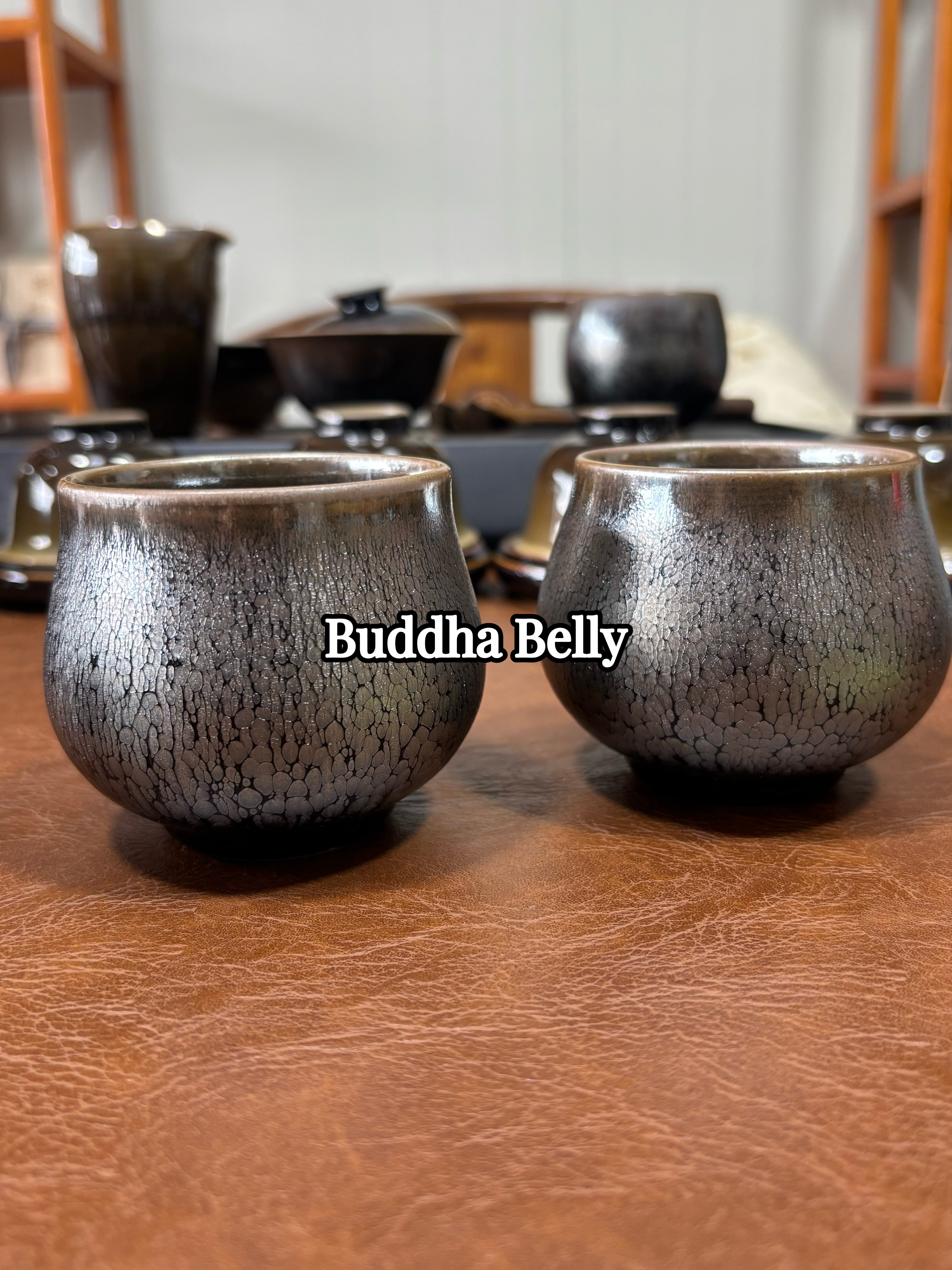 (M YBF) Paired Cups - Oil Droplets