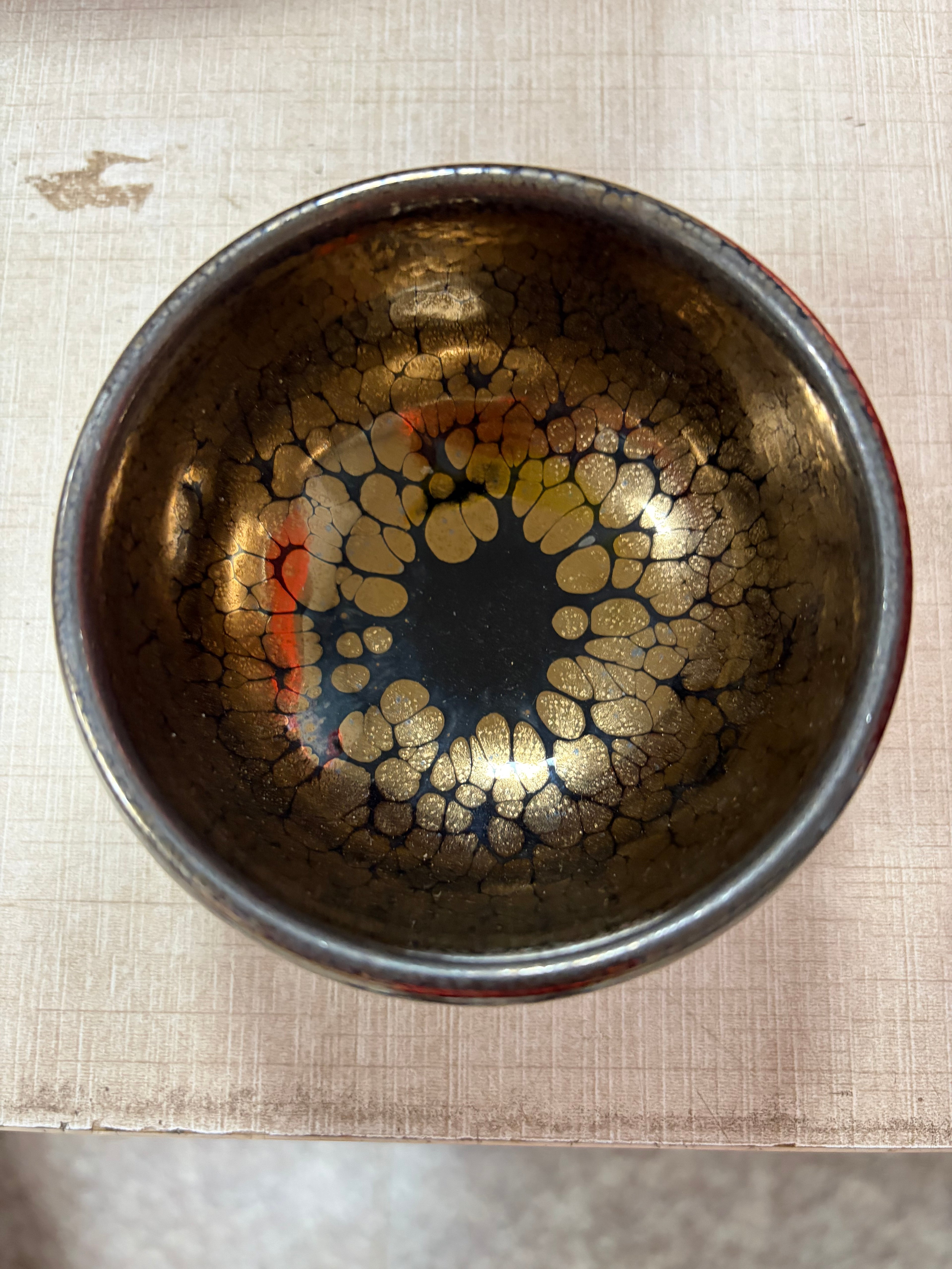 Cup-Gold Oil Droplets