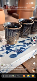 Tea tray white porcelain